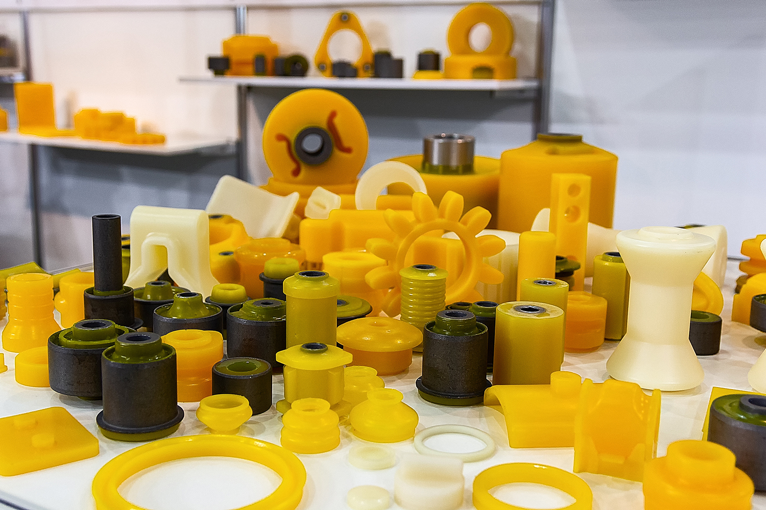 Various polyurethane molded components