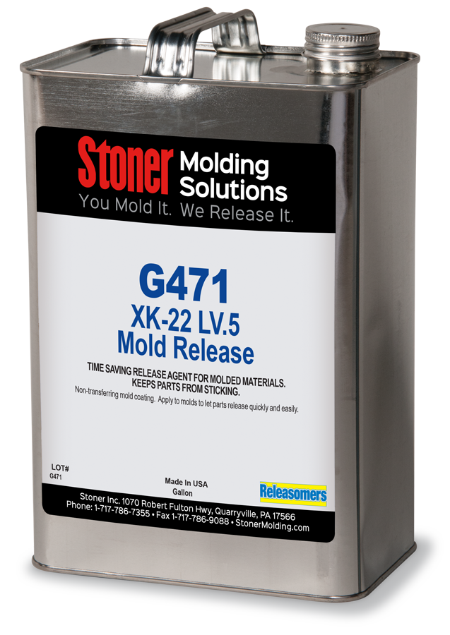 Stoner G471 XK-22 LV.5 Releasomers Mold Release 1 Gallon Liquid Stoner G471 XK-22 LV.5 Releasomers Mold Release 1 Gallon Liquid
